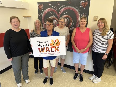Thankful  Hearts  Sue  Junkin with patient team.5 content images